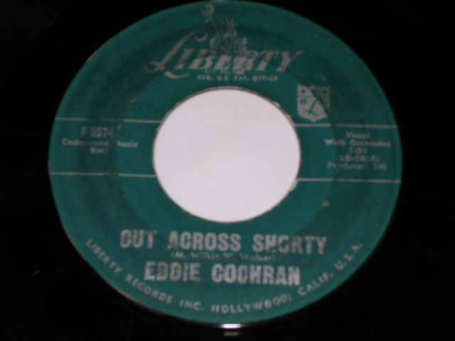 画像: EDDIE COCHRAN - THREE STEPS TO HEAVEN / 1960 US ORIGINAL 7" Single  
