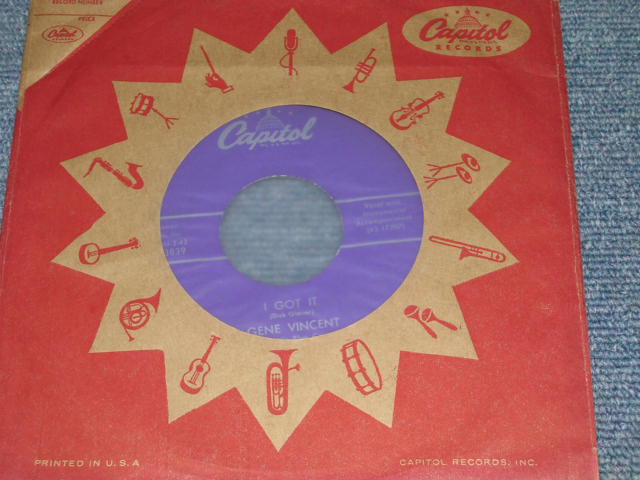 画像: GENE VINCENT - DANCE TO THE BOP / 1957 US ORIGINAL 7"Single 