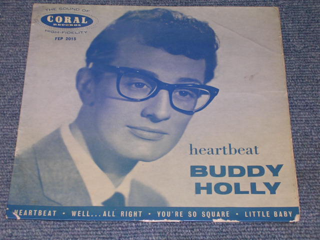 画像1: BUDDY HOLLY - HEARTBEAT / 1959 UK ORIGINAL 7"EP With PICTURE SLEEVE  