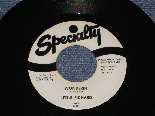 画像: LITTLE RICHARD - POOR BOY PAUL / 1964 US ORIGINAL White Label PROMO 7"SINGLE 