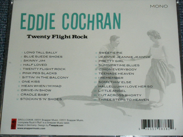 画像: EDDIE COCHRAN - TWENTY FLIGHT ROCK / 2011 GERMAN ORIGINAL Brand New CD 