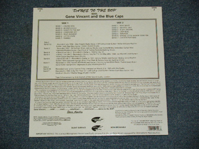 画像: GENE VINCENT - DANCE TO THE BOP / 1996 UK ORIGINAL Brand New 10"LP  