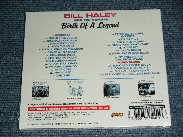画像: BILL HALEY - BIRTH OF A LEGEND   ( + BONUS ) / 2004 FRANCE ORIGINAL Brand New Sealed CD 