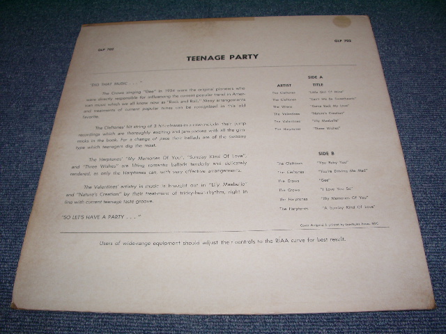 画像: VA - TEENAGE PARTY / 1960s MONO US 2nd Press LP 