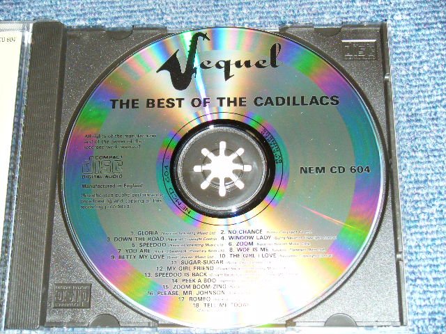 画像: THE CADILLACS - THE BEST OF / 1990 UK ORIGINAL Brand New CD  