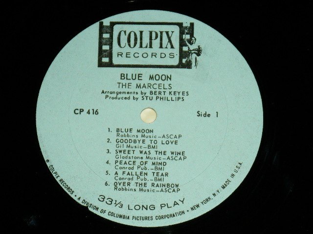 画像: THE MARCELS - BLUE MOON / 1963 US ORIGINAL 2nd Press "BLUE LABEL" MONO Used LP  