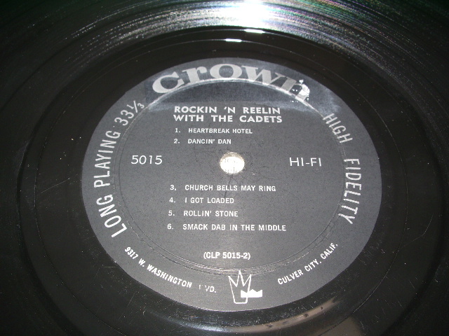 画像: THE CADETS - ROCKIN'N' REELIN'( Ex+/Ex++ ) / 1957 MONO US ORIGINAL LP  