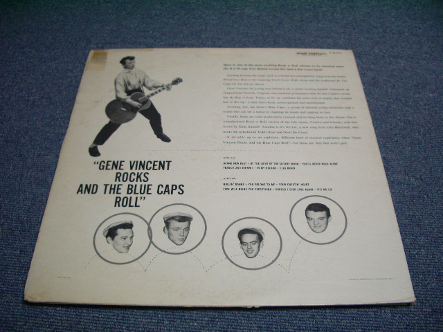 画像: GENE VINCENT - GENE VINCENT ROCKS! / 1958 US ORIGINAL YELLOW LABEL PROMO mono LP  