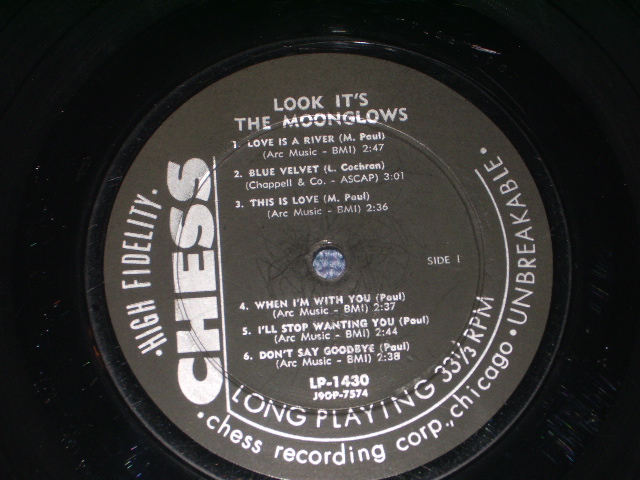 画像: THE MOONGLOOWS - LOOK!-IT'S THE MOONGLOWS / 1959 US ORIGINAL Mono LP  