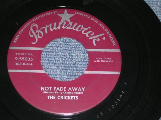 画像: THE CRICKETS ( BUDDY HOLLY ) - OH BOY / 1957 US Original 7" Single  