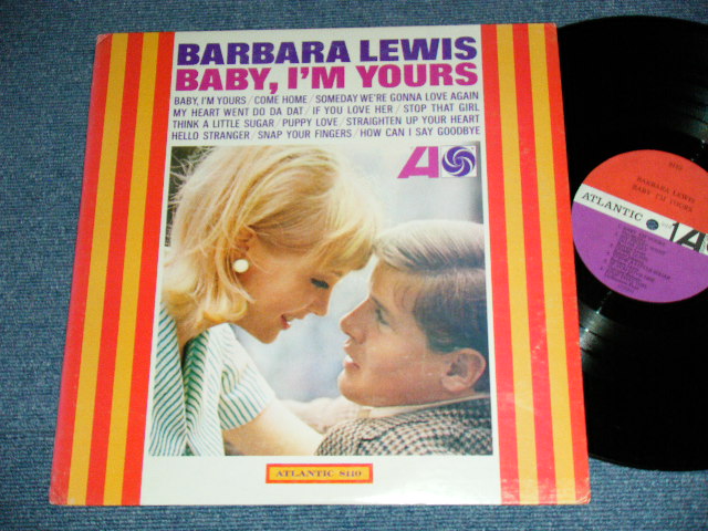 画像1: BARBARA LEWIS - BABY I'M YOURS ( Ex+/Ex++ ) / 1965 US ORIGINAL RED & PURPLE With BLACK FAN logo on LABEL  MONO LP 