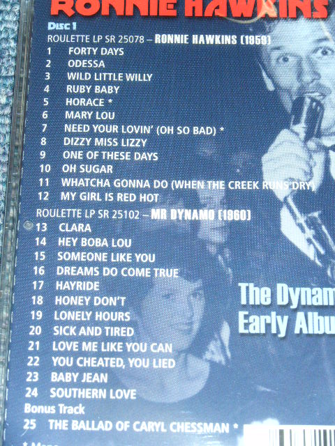 画像: RONNIE HAWKINS - THE DYANIC EARLY ALBUM  ( 4 x ORIGINAL ALBUM on 2 CD's ) / 2011 CZECH REPUBLIC ORIGINAL Brand New Sealed CD 