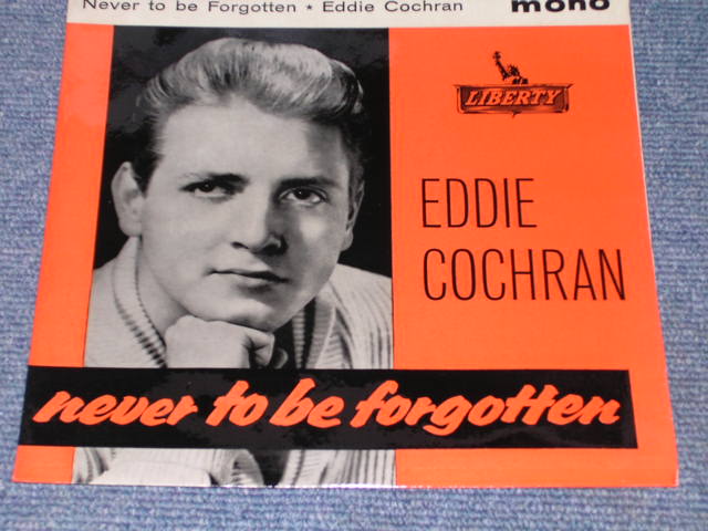 画像1: EDDIE COCHRAN - NEVER TO BE FORGOTTEN / 1962 UK ORIGINAL 7"EP With PICTURE SLEEVE  