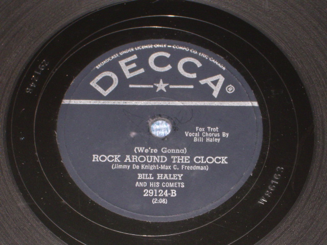 画像1: BILL HALEY - ROCK AROUND THE CLOCK / CANADA ORIGINAL DECCA 78rpm SP  