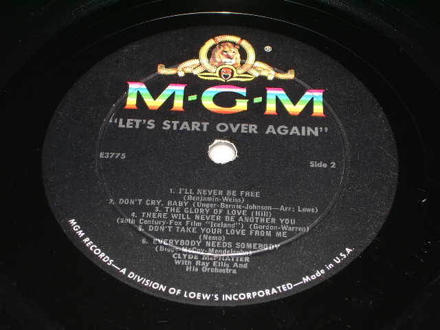 画像: CLYDE McPHATTER(DRIFTERS/DOMINOS) - GOLDEN BLUES HITS (Ex+++, Ex++/Ex+++ Looks:MINT-) / 1961 US AMERICAORIGINAL 1st Press "BLACK Label" STEREO Used LP 
