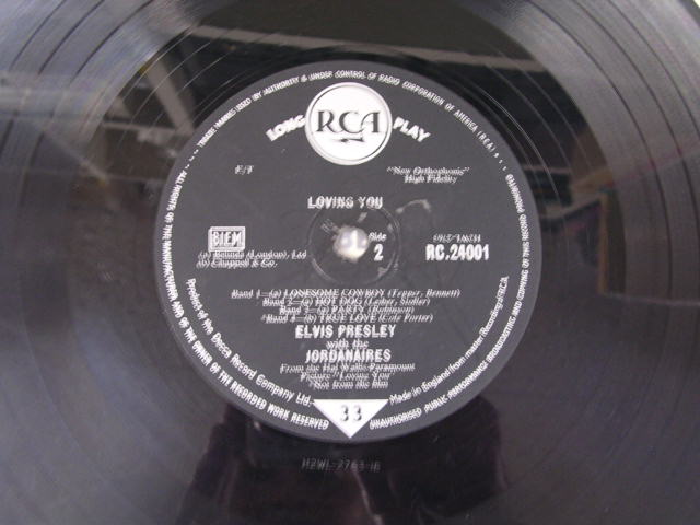 画像: ELVIS PRESLEY - LOVING YOU / 1957 UK ORIGINAL 10" LP  