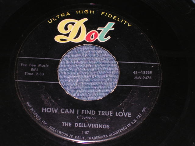 画像: DEL VIKINGS - COME GO WITH ME / 1957 US ORIGINAL 7" Single 
