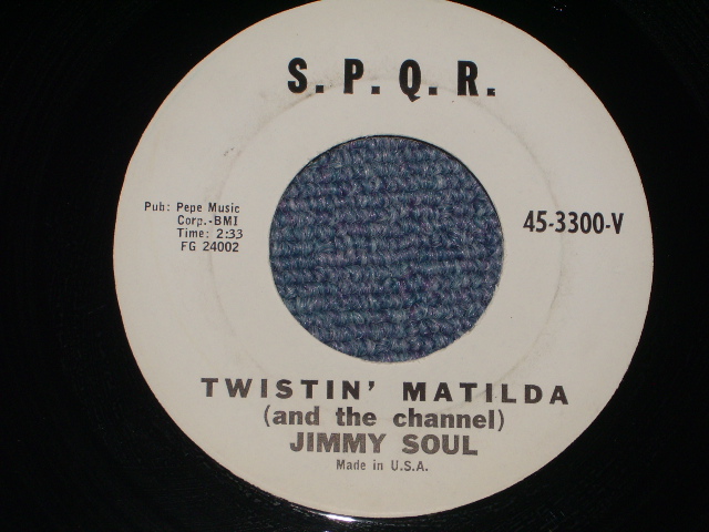 画像1: JIMMIY SOUL - TWISTOIN' MATILDFA / 1962 US ORIGINAL 7" Single  