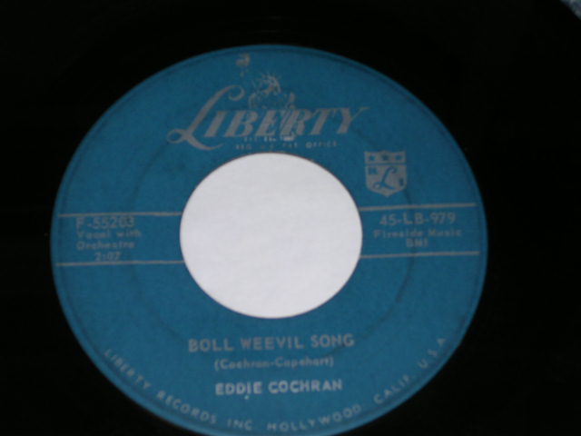 画像: EDDIE COCHRAN - SOMETHIN' ELSE / 1959 US ORIGINAL 7" Single  