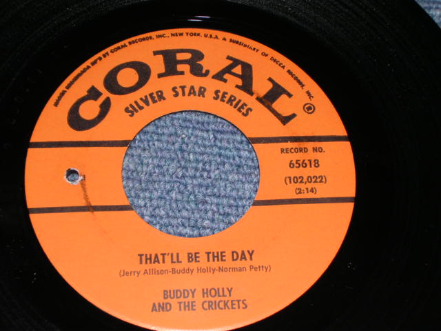 画像: BUDDY HOLLY & THE CRICKETS - I'M LOOKIN' FOR YOU SOMEONE TO LOVE / THAT'LL BE THE DAY / 1971 US Reissue Coupling 7" Single  