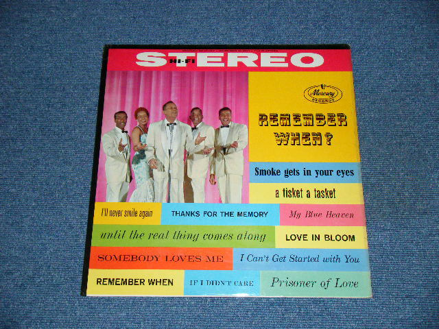 画像1: THE PLATTERS - REMEMBER WHEN? / 1959 US ORIGINAL Stereo LP  