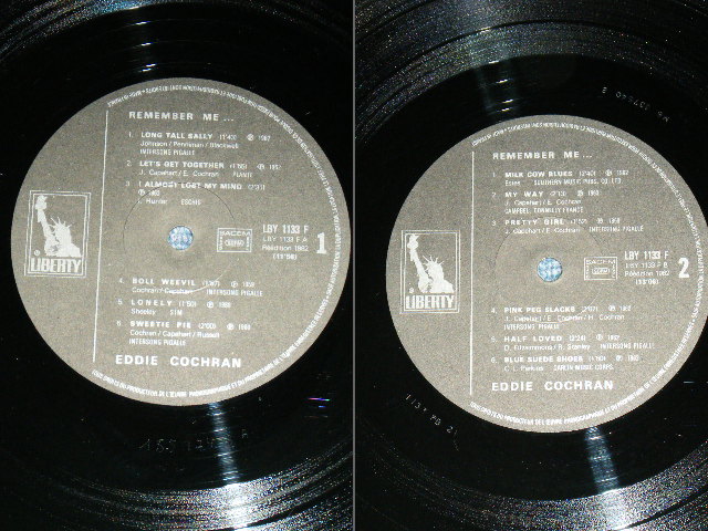 画像: DIE COCHRAN - REMEMBER ME... / 1980s ? FRANCE Used  LP 
