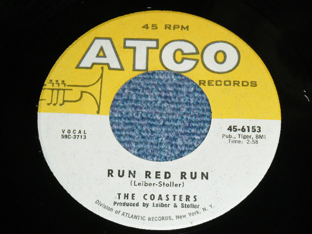 画像1: THE COASTERS - RUN RED RUN (MINT-/MINT- ) / 1959 US ORIGINAL 7" SINGLE 