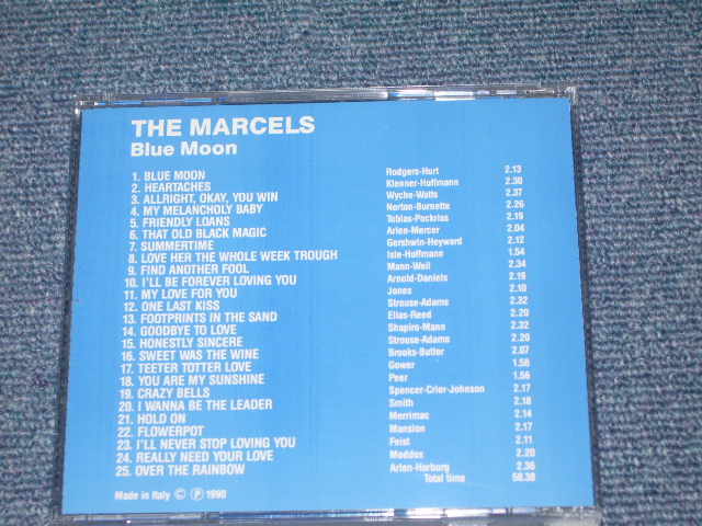 画像: THE MARCELS - BLUE MOON / 1990 ITALY BRAND NEW CD  