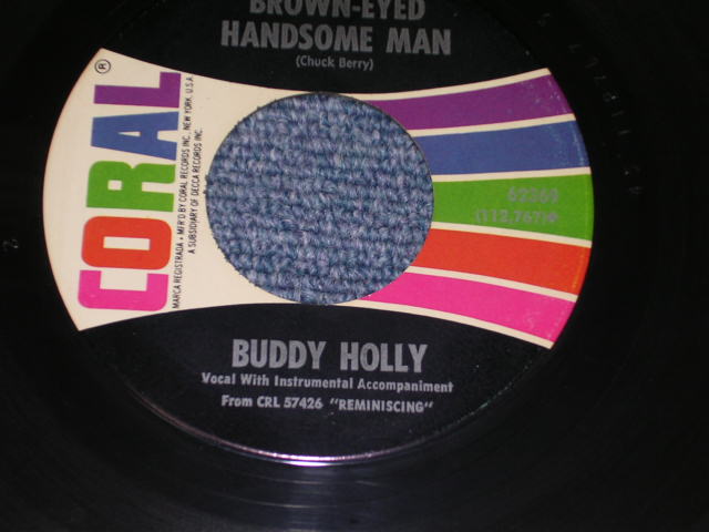 画像: BUDDY HOLLY - BROWN-EYED HANDSOME MAN / 1963 US ORIGINAL 7" Single