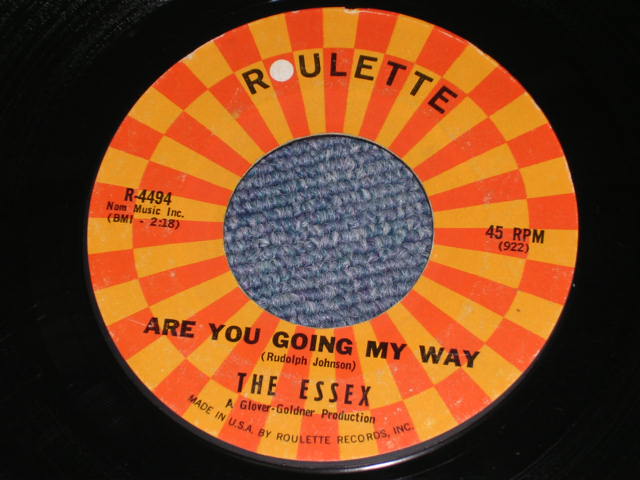 画像: THE ESSEX - EASIER SAID THAN DONE / 1963 US 2nd Press Label 7" Single 
