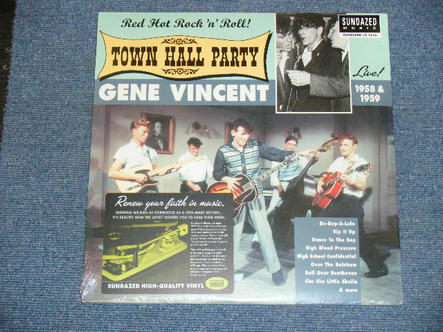 画像1: GENE VINCENT - LIVE AT TOWN HALL PARTY 1958/59 / 2005 US ORIGINAL Brand New Sealed LP Last chance 