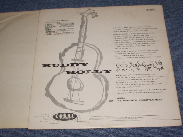 画像: BUDDY HOLLY - BUDDY HOLLY (Ex/VG+++) / 1963 US 2nd Press Label MONO Used  LP  