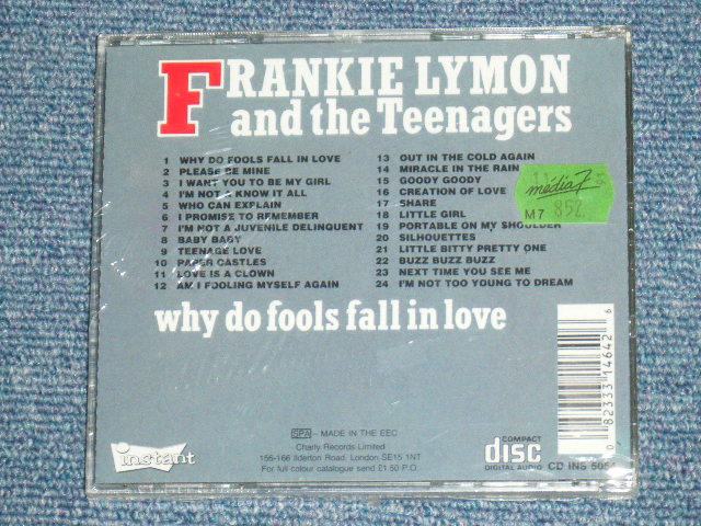 画像: FRANKIE LYMON & THE TEENAGERS - WHY DO FALLS IN LOVE ( 24 TRACKS BEST ) / 1990's UK/EU BRAND NEW Sealed CD  