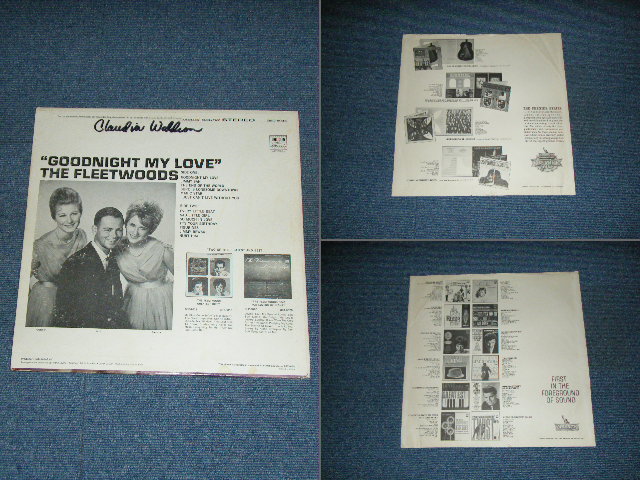画像: THE FLEETWOODS - GOODNIGHT MY LOVE / 1963 US ORIGINAL STEREO LP  