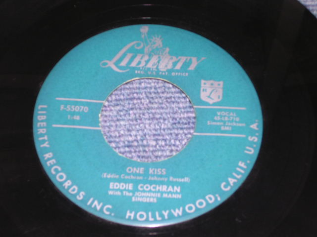画像: EDDIE COCHRAN - MEAN WHEN I'M MAD / 1957 US ORIGINAL 7" Single  