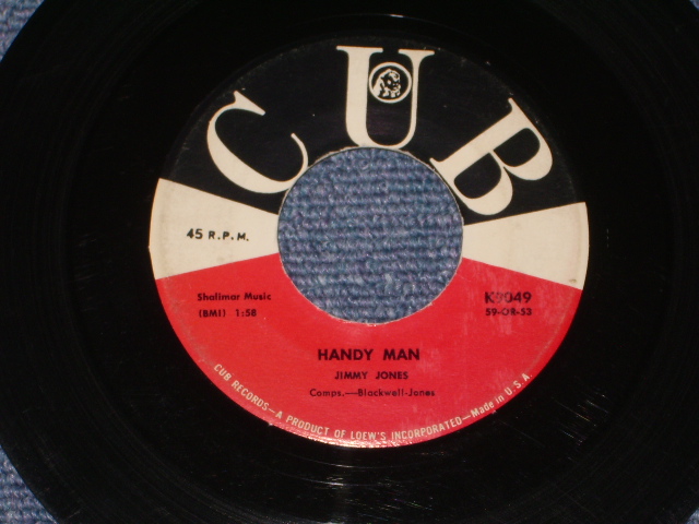 画像1: JIMMY JONES - HANDY MAN / 1959 US ORIGINAL 7" Single  
