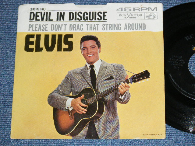画像1: ELVIS PRESLEY - DEVIL IN DESGUISE / 1963 US ORIGINAL 7"45rpm Single With Picture Sleeve
