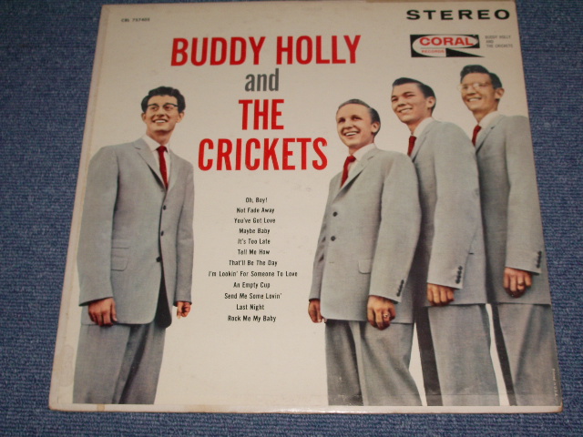 画像1: BUDDY HOLLY and THE CRICKETS - BUDDY HOLLY and THE CRICKETS (Ex++/Ex+++)  / 1963 US ORIGINAL on CORAL LABEL STEREO Used LP  