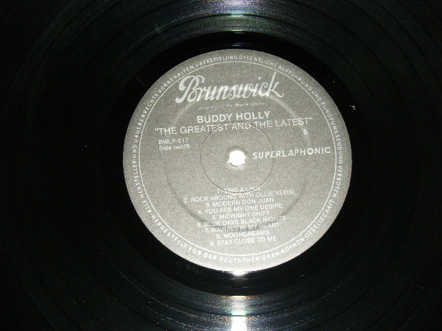 画像: BUDDY HOLLY - THE GREATEST & THE LATEST/ 1980's BRAND NEW LP out-of-print 