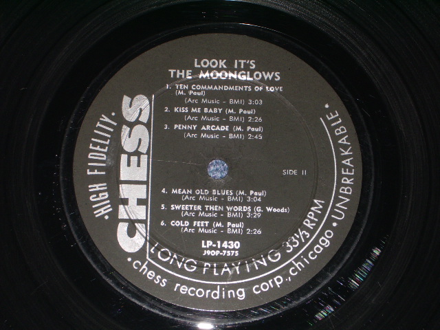 画像: THE MOONGLOOWS - LOOK!-IT'S THE MOONGLOWS / 1959 US ORIGINAL Mono LP  