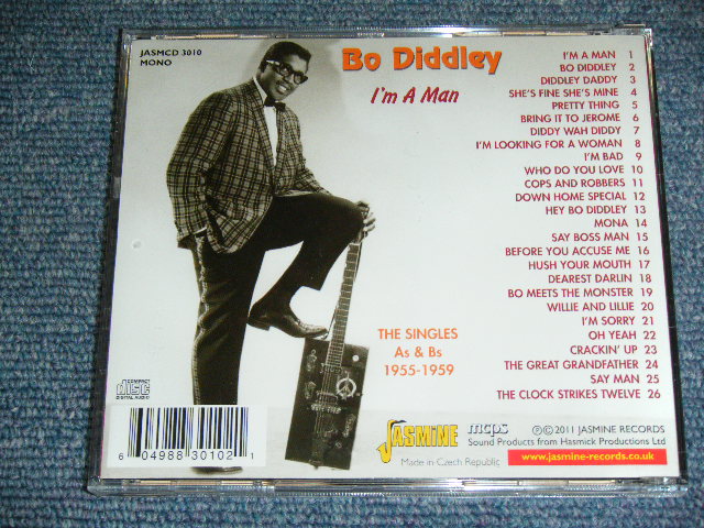 画像: BO DIDDLEY - I'M A MAN : THE SINGLES As & Bs 1955-1959 / 2011 CZECH REPUBLIC  ORIGINAL Brand New  CD 