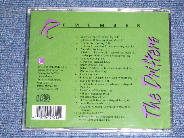 画像: THE DRIFTERS - REMEMBER / 1994 US Brand New SEALED CD  