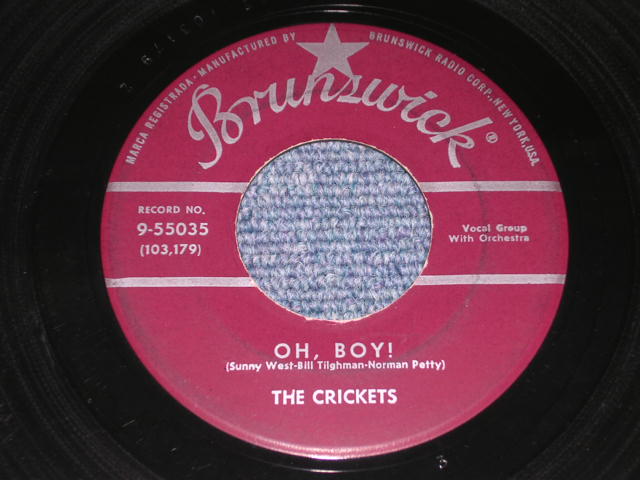 画像1: THE CRICKETS ( BUDDY HOLLY ) - OH BOY / 1957 US Original 7" Single  