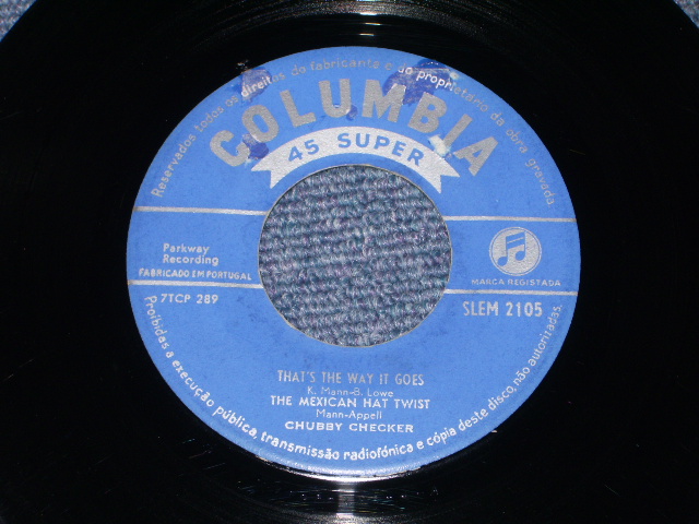 画像: CHUBBY CHECKER - TWIST / 1962? PORTUGAL ORIGINAL 7"EP With PICTURE SLEEVE  