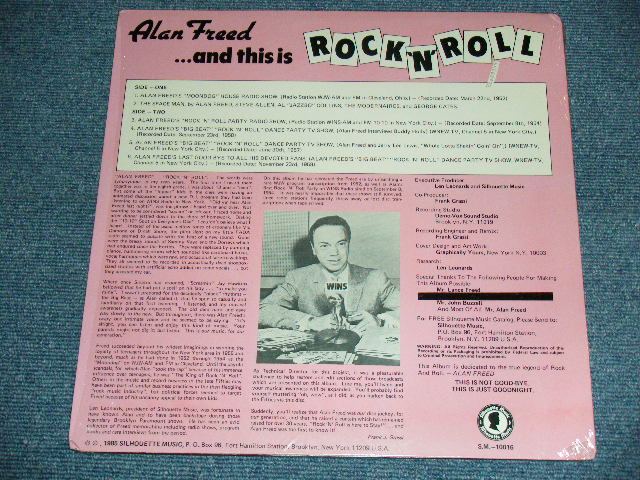 画像: V.A. OMNIBUS DJ : ALAN FREED  - ...AND THIS IS ROCK 'N' ROLL ( RADIO SHOW  With ALLAN'S DJ )  / 1985 US ORIGINAL Used LP 