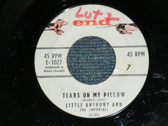 画像1: LITTLE ANTHONY & THE IMPERIALS - TEARS ON MY PILLOW / 1958 US ORIGINAL 7" SINGLE 