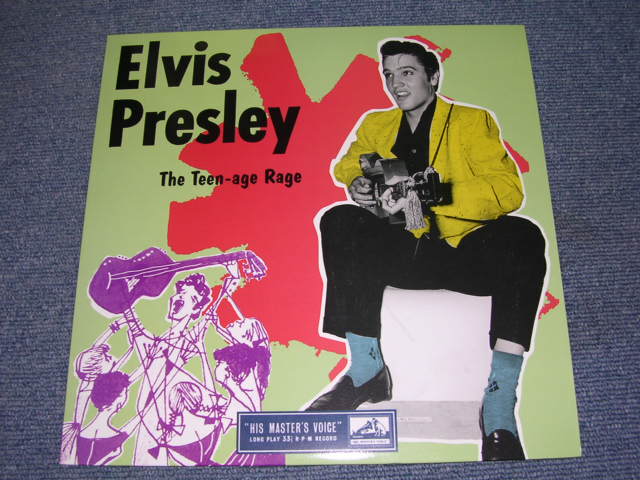 画像1: ELVIS PRESLEY - THE TEEN-AGE RAGS ( GREEN COVER )/ REPRO? 10" LP 