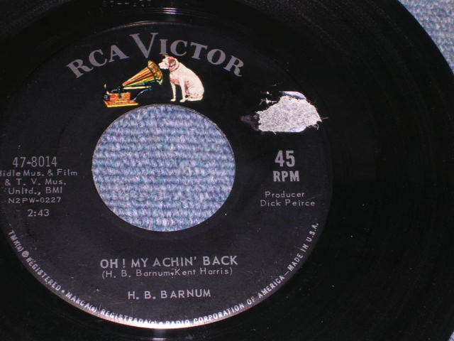 画像: H.B.BARNUM - CALL ON ME / 1962 US ORIGINAL 7"SINGLE 