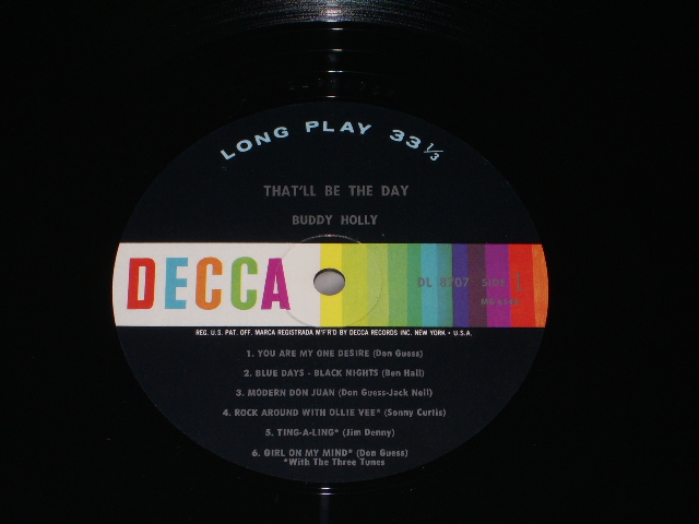 画像: BUDDY HOLLY - THAT'LL BE THE DAY (MINT-/MINT-) / Late 1960s US mono LP 
