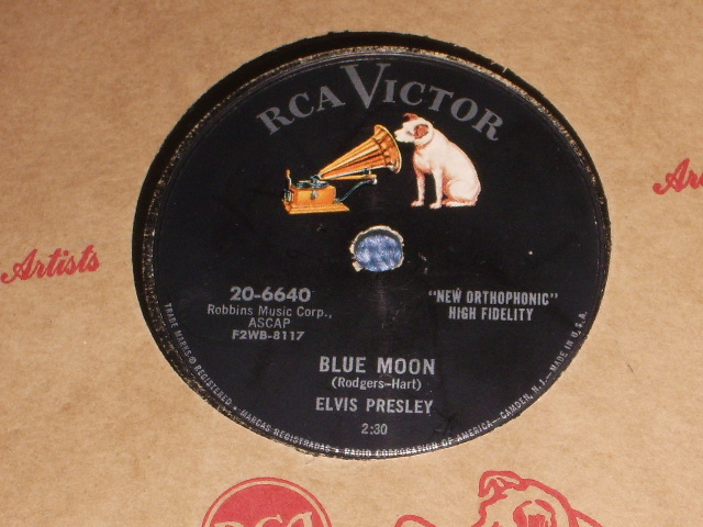 画像1: ELVIS PRESLEY - BLUE MOON / US ORIGINAL 78rpm SP 